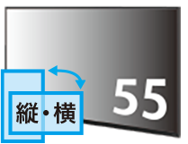 55インチディスプレイ